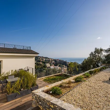 - Vista Mare Panoramica Con Piscina Appartement Rapallo