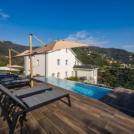 - Vista Mare Panoramica Con Piscina * Rapallo