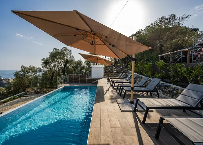 Apartament - Vista Mare Panoramica Con Piscina Rapallo