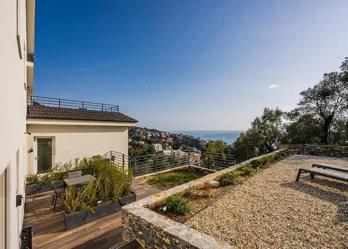 - Vista Mare Panoramica Con Piscina Apartment Rapallo