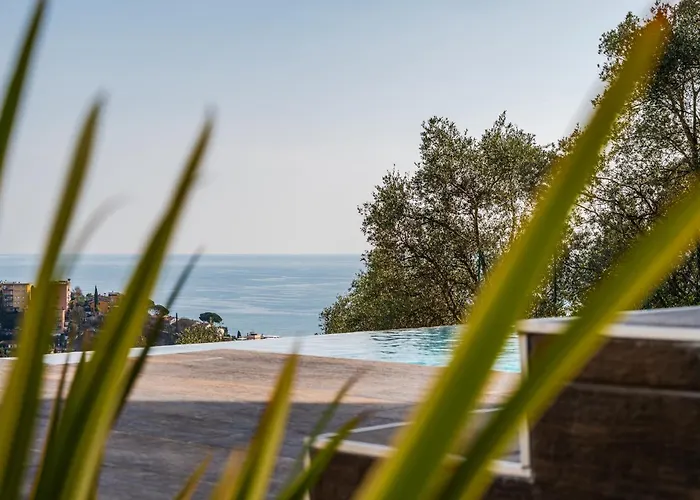 - Vista Mare Panoramica Con Piscina * Rapallo